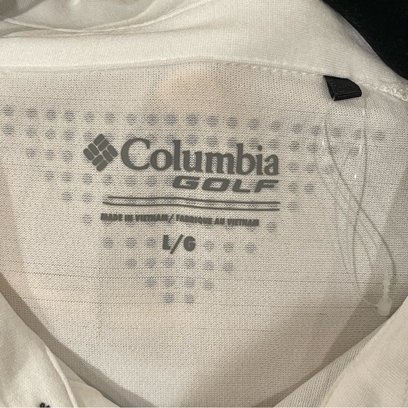 Columbia A’s golf polo men’s shirt size large - Picture 7 of 8